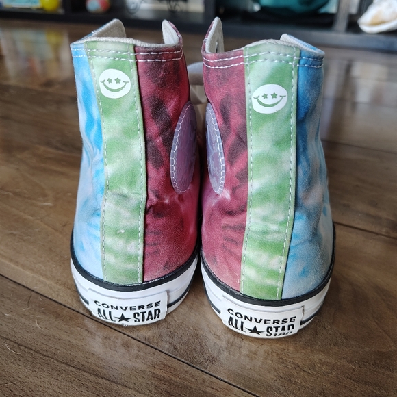 Converse White Canvas High-Tops - Picture 3 of 7